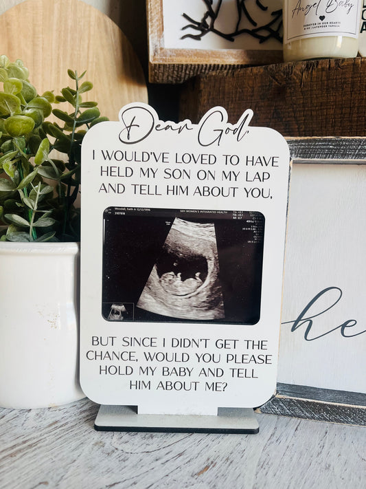 Dear God - Ultrasound Frame