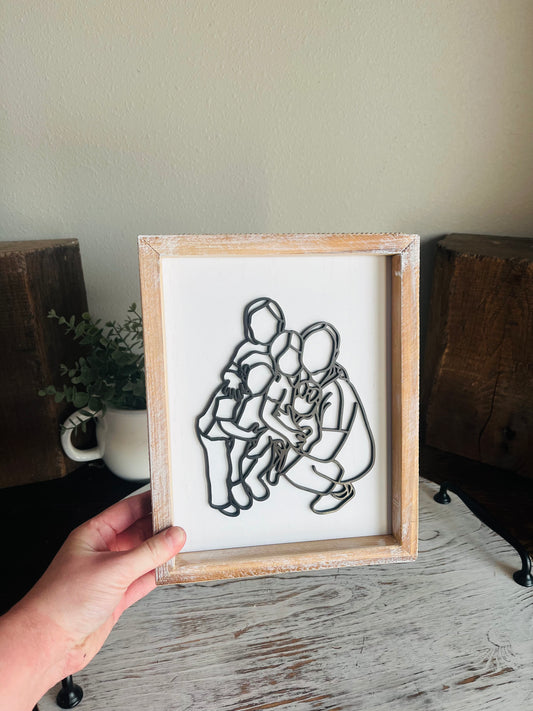 Family Outline Art