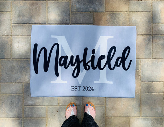 Monogram Doormat
