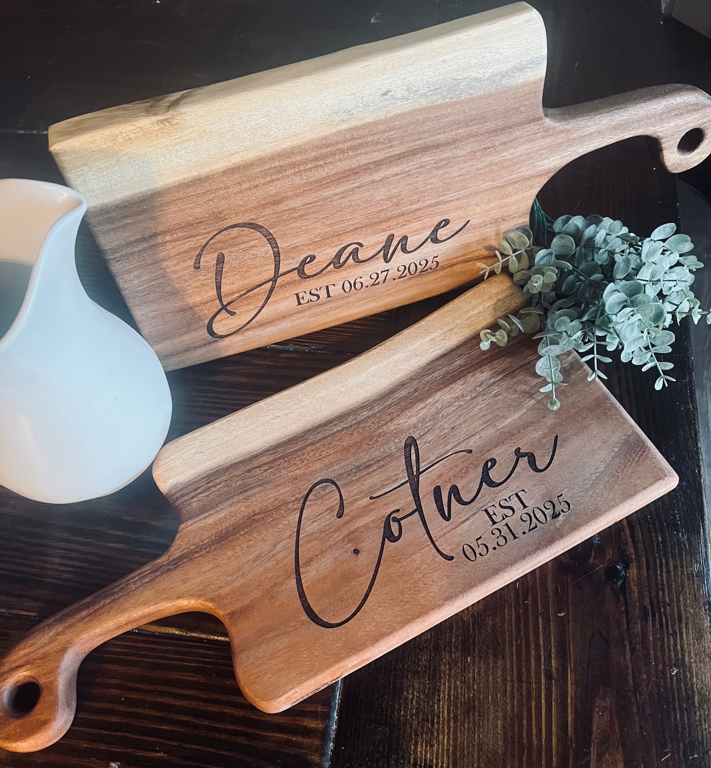 East Indian Walnut Cutting Board with Custom Engrave