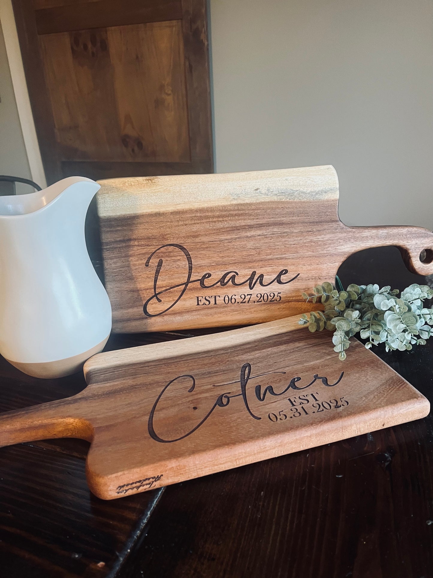 East Indian Walnut Cutting Board with Custom Engrave