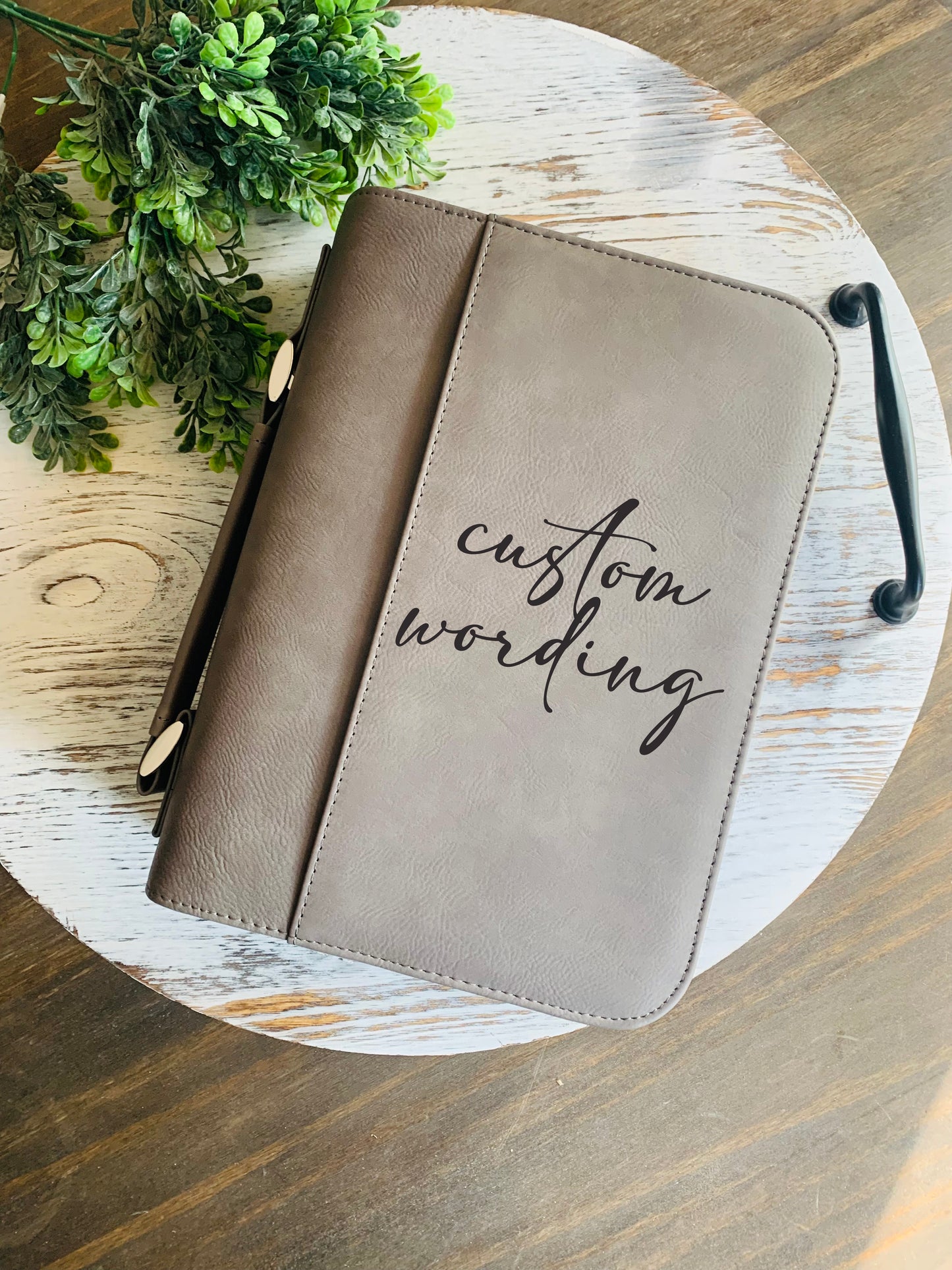 Custom Engraved Bible Cover
