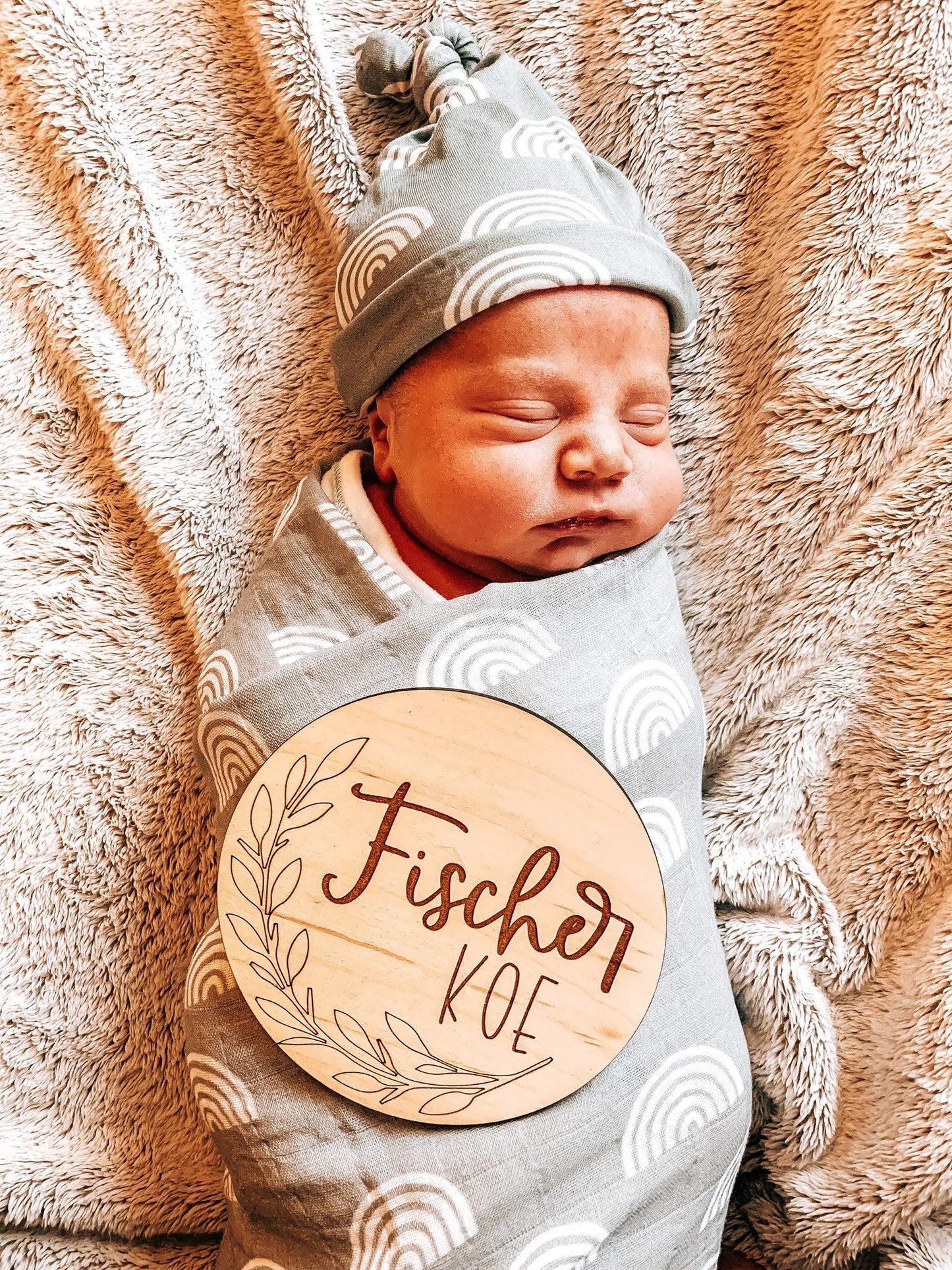 Baby Name Arrival Circles